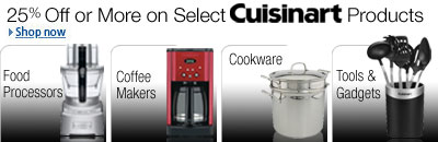 25% or more off Select Cuisinart Products