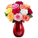Surprise your sweetheart with roses, lilies, or a mixed bouquet