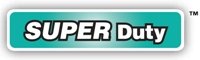 This is a picture of a super duty logo