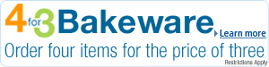 4-for-3 Offer in Bakeware