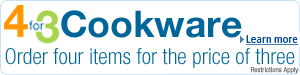 4-for-3 Offer in Cookware