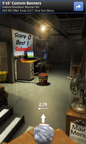Paper Toss