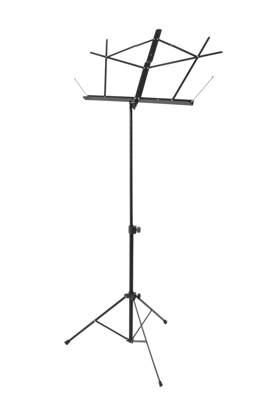 On Stage SM7122B Folding Music Stand, Black Musical
