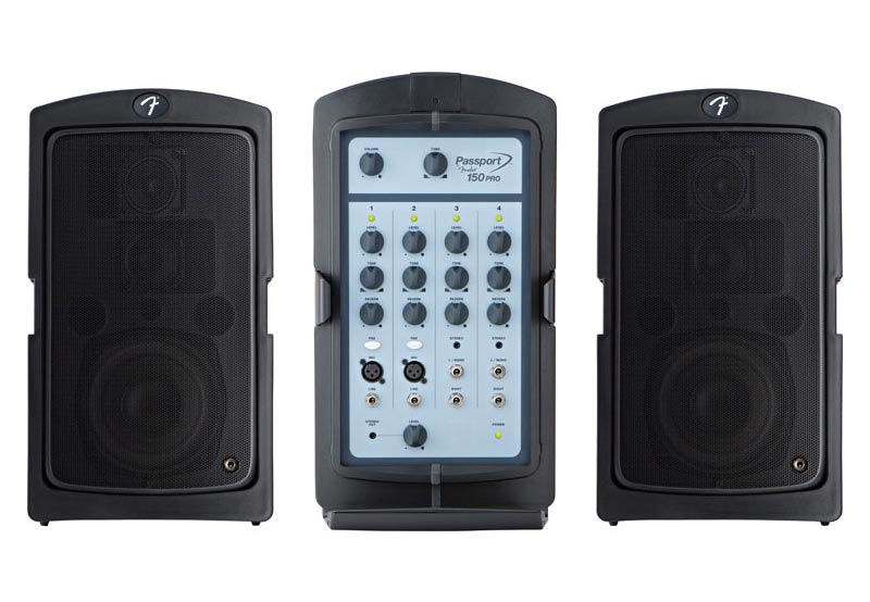 Fender Passport 150 PRO Portable PA System with Mixer and Speakers Musical Instruments