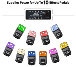 Power Up To 10 Effects Pedals