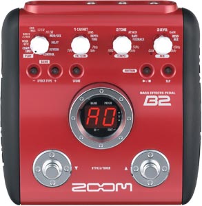 Zoom B2 Bass Effect Pedal