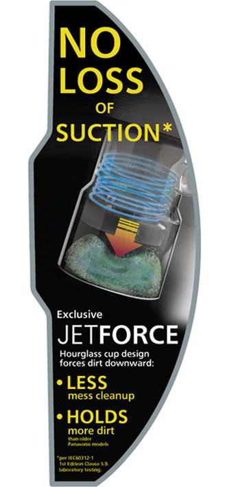 Amazon.com - Panasonic "Jet Force Bagless" Upright Vacuum Cleaner MC