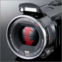 Canon VIXIA HFS100 camcorder highlights