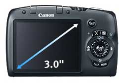Canon PowerShot SX120 highlights