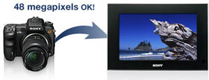 Sony DPF-V700 Highlights