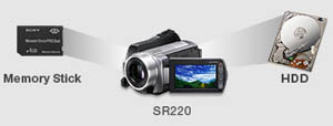Sony DCR-SR220 Highlights