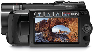  Canon VIXIA HF10 Flash Memory High Definition Camcorder with 16 GB Internal Flash Memory and 12x Optical Image Stabilized Zoom 