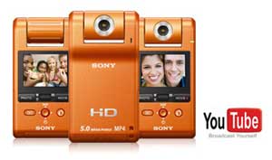 Sony Webbie camcorder highlights