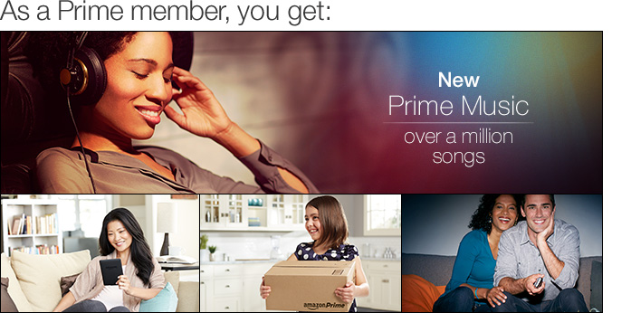 Prime includes Prime Instant Video, Free 2 Day shipping and Kindle Owner's Lending Library