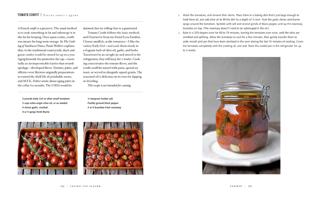Tomato confit recipe Eat Your Books