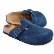 Betula Licensed by Birkenstock Navy Blue Suede Clog