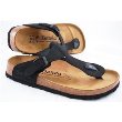 Betula Licensed by Birkenstock Black Nubuk Thong Sandal