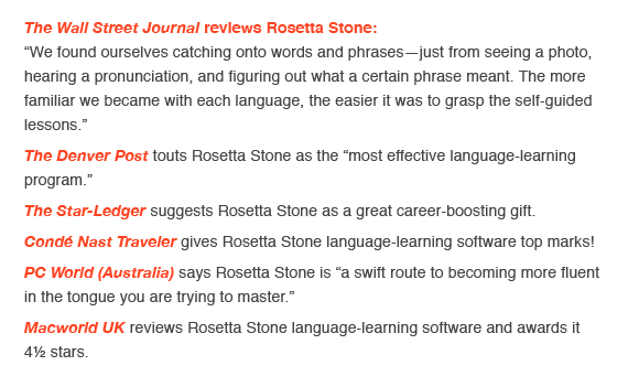 Testimonials