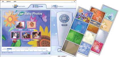 Convert any photo, video & music into an optimized format for your portable device. Choose from 50 background designs or use your own photos & music.