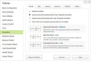 Specify the responsiveness of your protection