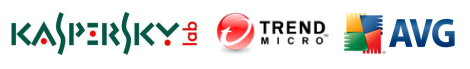 Kaspersky, Trend Micro, and AVG