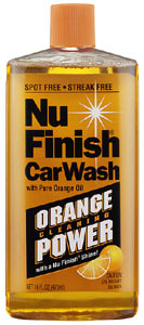 Nu Finish Car Wash with pure orange oil