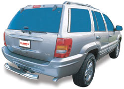 The Go Rhino! 360C 3-inch chrome hitchstep installed