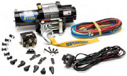 Superwinch ATV3000 winch box contents