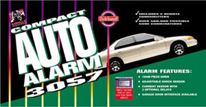 Gorilla Automotive 3057 Compact Auto Alarm with 6-Tone Siren box shot Gorilla Automotive 3057 Compact Auto Alarm with 6-Tone Siren box shot