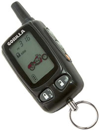 Gorilla Automotive 1018 2-Way Pager w/Remote Antenna Module