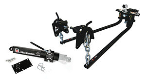 The Camco 48064 RV Bent Bar (Elite) Weight Distributing Hitch with Adjustable Ball Mount