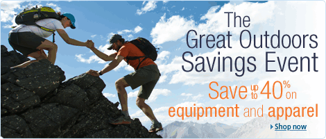 The Great Outdoors Savings Event