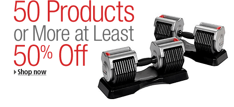 Save 50% or More on at Least 50 Products in Sports & Outdoors