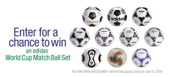 Amazon.com's adidas World Cup Match Ball Set Giveaway