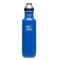 Klean Kanteen Stainless Steel Ocean Blue Colored Water Bottle with Poly Loop Cap