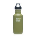 Klean Kanteen Stainless Steel Green Moss Colored Water Bottle with Poly Loop Cap