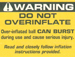 Over-inflation warning
