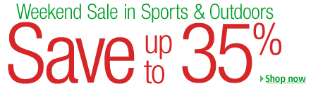 Weekend Sale in Sports & Outdoors: Save up to 35%