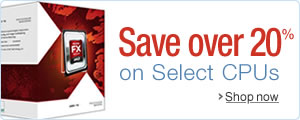 20% or More Off Select CPUs