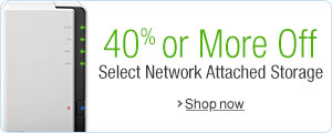 40% or More Off Select Network Attached Storage