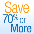70% off or more