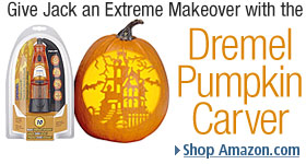 Dremel 764-04 Pumpkin Carving Kit includes 6-Volt Minimite Cordless Rotary Tool and 10 Templates