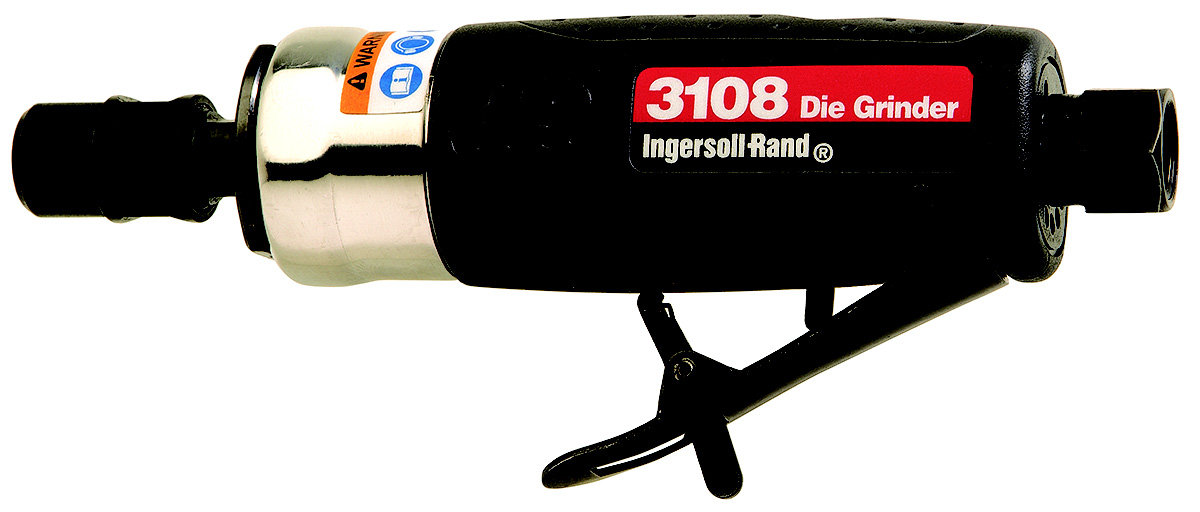 Ingersoll Rand 3108K Composite Pneumatic Die Grinder Kit with Carbide Burrs Power Straight