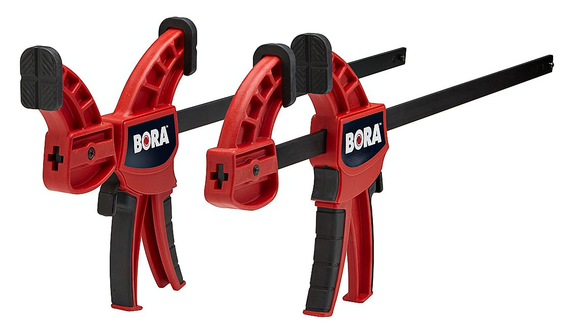 Bora 540612 Midi Pistol Grip Clamp, 2 pack, 12Inch