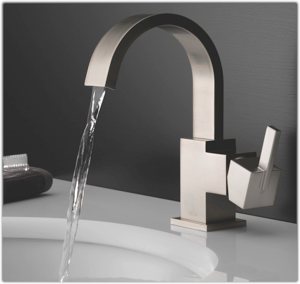 Vero faucet in stainless steel