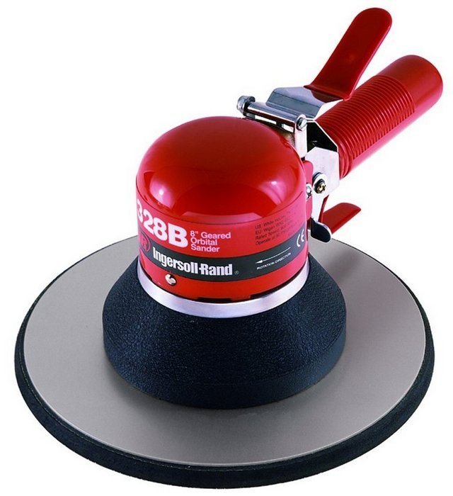 IngersollRand 328B Heavy Duty Air Geared Orbital Sander 8Inch Pad