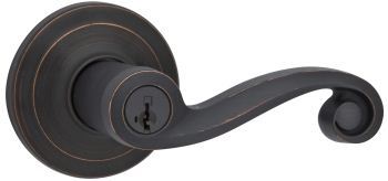 Lido entry lever with SmartKey technology, Venetian bronze