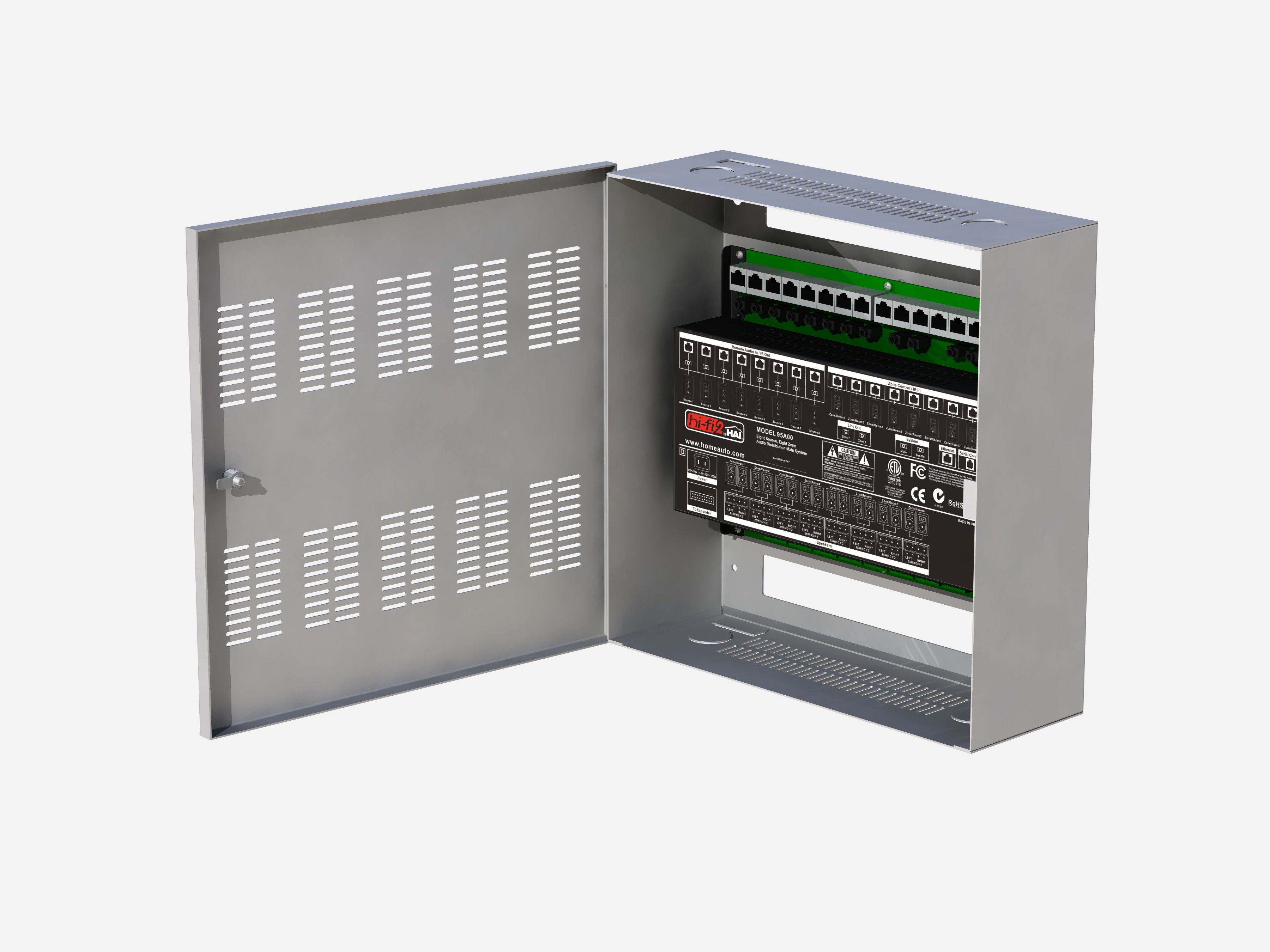 Leviton 95A001 HiFi 2 8Zone, 8Source Distributed Audio