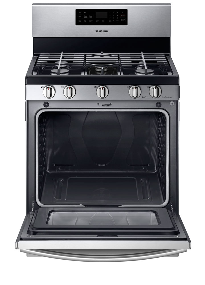 Samsung NX58F5300SS Stainless Steel Freestanding Gas Range