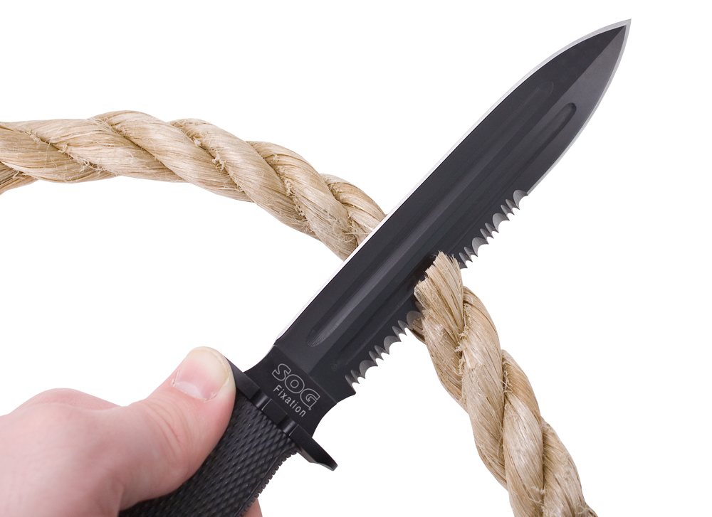 SOG Specialty Knives & Tools FX10NCP Fixation Dagger Knife with Dual